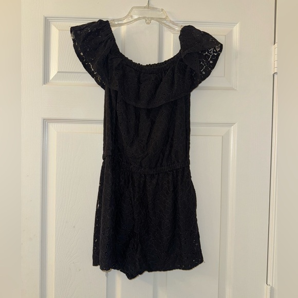 Black Lace Bongo Romper! - Picture 1 of 5